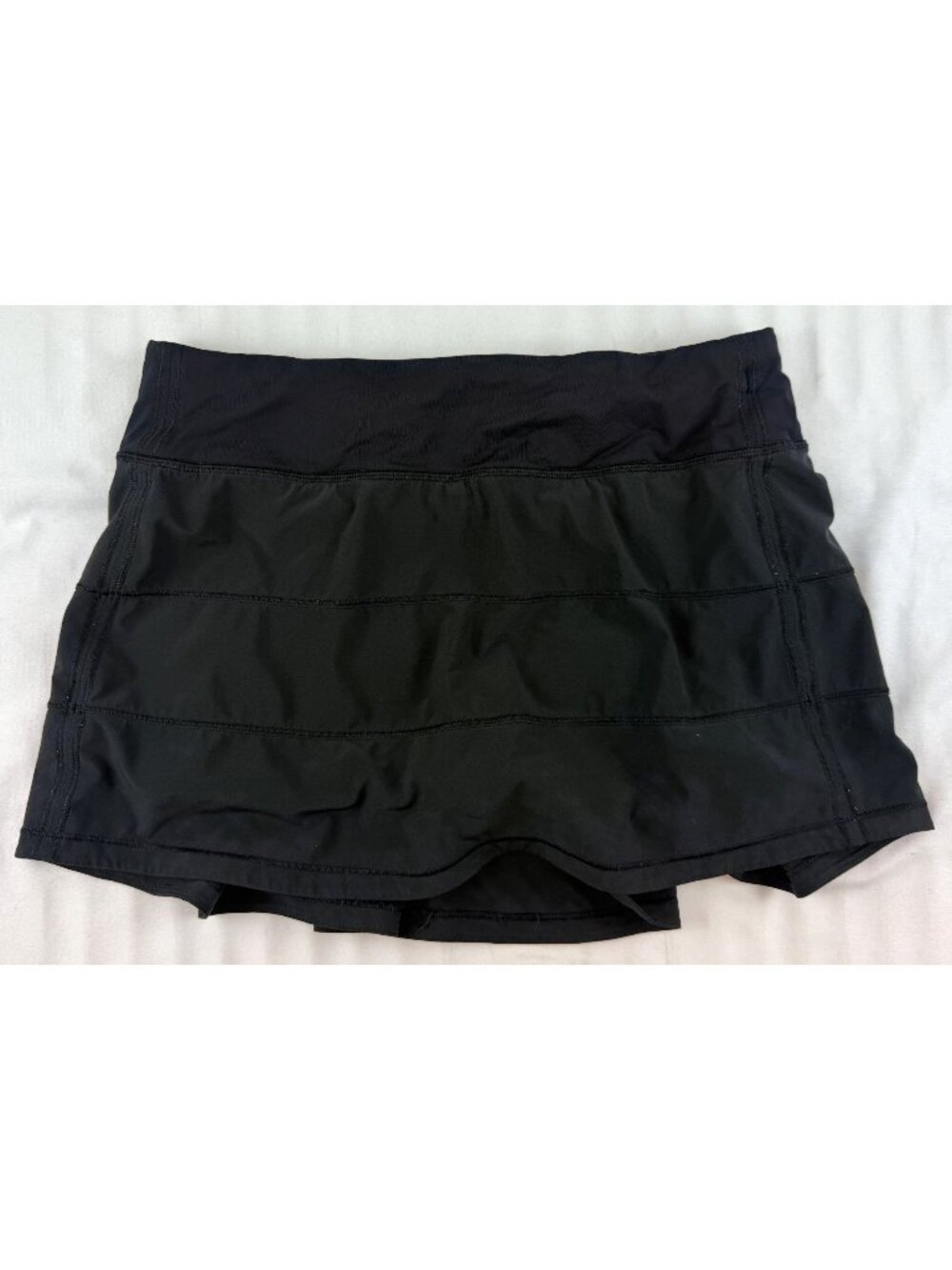 Lululemon Pace Rival Skirt Womens Sz 6 Stretch W8A78R Black